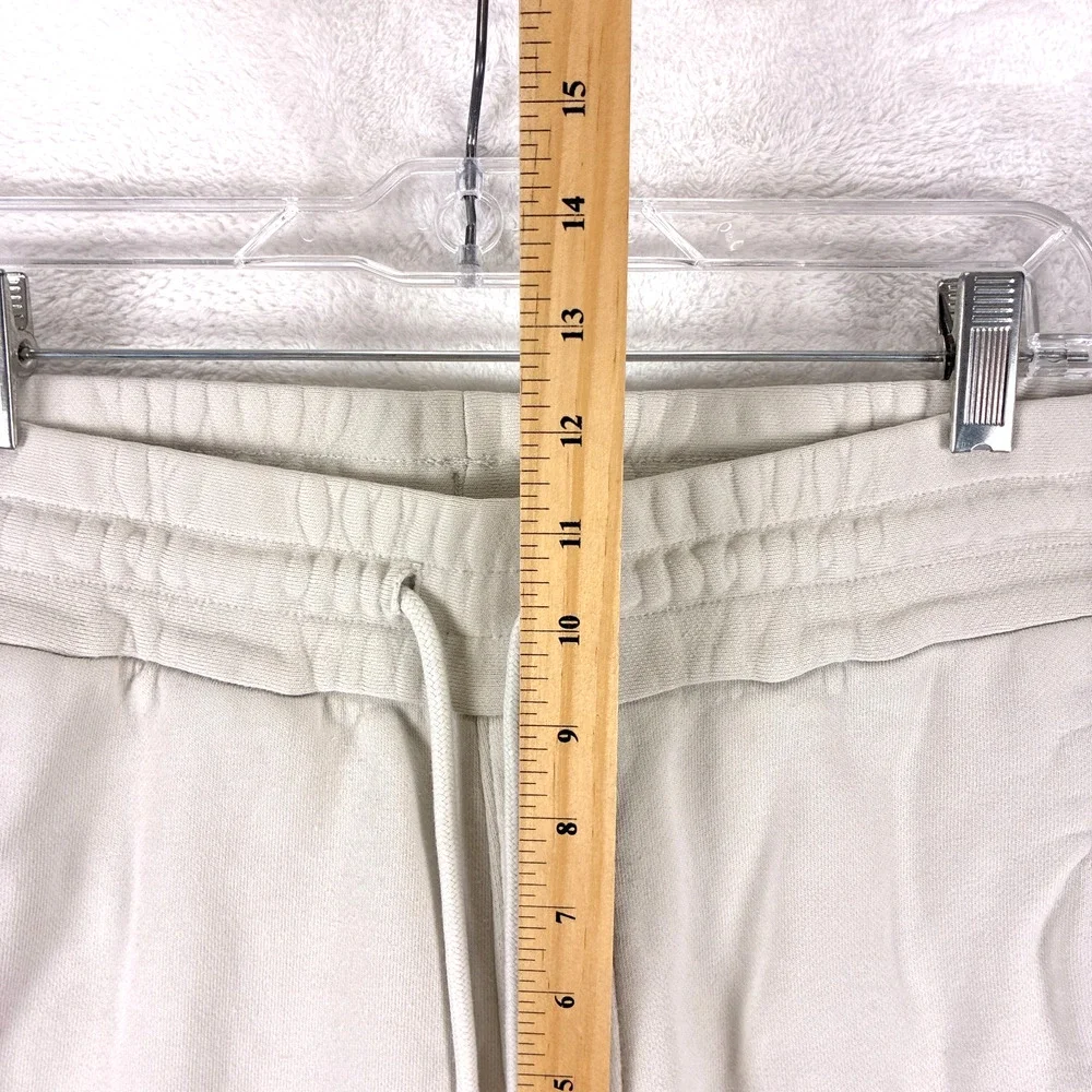 Arket Joggers Mens S Beige Drawstring Heavyweight Preppy Gym Workout Streetwear